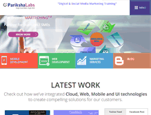 Tablet Screenshot of parikshalabs.com